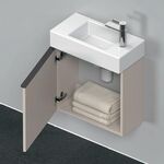 Duravit Waschtischunterbau D-NEO 440x484x222mm 1 Tür Türanschl li taupe