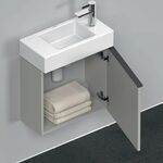Duravit Waschtischunterbau D-NEO 440x484x222mm 1 Tür TA re betongr ma