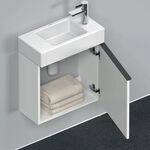 Duravit Waschtischunterbau D-NEO 440x484x222mm 1 Tür Türanschl re we matt