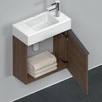Duravit Waschtischunterbau D-NEO 440x484x222mm 1 Tür Türanschl re NB dkl