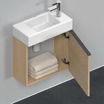 Duravit Waschtischunterbau D-NEO 440x484x222mm 1 Tür Türanschl re Ei na