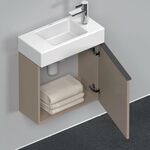 Duravit Waschtischunterbau D-NEO 440x484x222mm 1 Tür Türanschl re leinen
