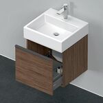 Duravit Waschtischunterbau D-NEO 1 Auszug 440x484x442mm nussbaum dunkel