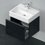 Duravit Waschtischunterbau D-NEO 1 Auszug 440x584x442mm eiche schwarz