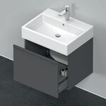 Duravit Waschtischunterbau D-NEO 1 Auszug 440x584x442mm graphit matt