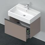 Duravit Waschtischunterbau D-NEO 1 Auszug 440x684x442mm basalt matt