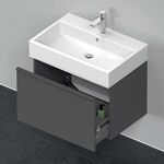 Duravit Waschtischunterbau D-NEO 1 Auszug 440x684x442mm graphit matt