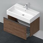 Duravit Waschtischunterbau D-NEO 1 Auszug 440x784x442mm nussbaum dunkel