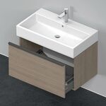 Duravit Waschtischunterbau D-NEO 1 Auszug 440x784x442mm eiche terra