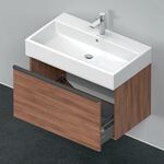 Duravit Waschtischunterbau D-NEO 1 Auszug 440x784x442mm nussbaum natur