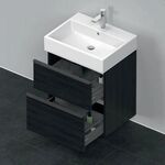 Duravit Waschtischunterbau D-NEO 1 Ausz. 1 Schubk. 625x584x442mm Ei sw