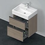Duravit Waschtischunterbau D-NEO 1 Ausz. 1 Schubk. 625x584x442mm Ei terra