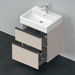 Duravit Waschtischunterbau D-NEO 1 Ausz. 1 Schubk. 625x584x442mm taupe