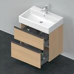 Duravit Waschtischunterbau D-NEO 1 Ausz. 1 Schubk. 625x684x442mm Ei natur