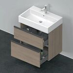 Duravit Waschtischunterbau D-NEO 1 Ausz. 1 Schubk. 625x684x442mm Ei terra