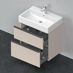 Duravit Waschtischunterbau D-NEO 1 Ausz. 1 Schubk. 625x684x442mm taupe
