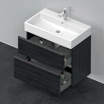 Duravit Waschtischunterbau D-NEO 1 Ausz. 1 Schubk. 625x784x442mm Ei sw