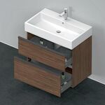 Duravit Waschtischunterbau D-NEO 1 Ausz. 1 Schubk. 625x784x442mm NB dkl