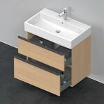 Duravit Waschtischunterbau D-NEO 1 Ausz. 1 Schubk. 625x784x442mm Ei natur