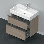 Duravit Waschtischunterbau D-NEO 1 Ausz. 1 Schubk. 625x784x442mm Ei terra