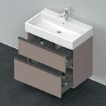Duravit Waschtischunterbau D-NEO 1 Ausz. 1 Schubk. 625x784x442mm bas matt