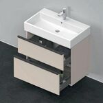 Duravit Waschtischunterbau D-NEO 1 Ausz. 1 Schubk. 625x784x442mm taupe