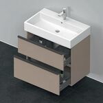 Duravit Waschtischunterbau D-NEO 1 Ausz. 1 Schubk. 625x784x442mm leinen