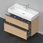 Duravit Waschtischunterbau D-NEO 1 Ausz. 1 Schubk. 625x984x442mm Ei natur