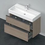 Duravit Waschtischunterbau D-NEO 1 Ausz. 1 Schubk. 625x984x442mm Ei terra