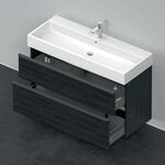 Duravit Waschtischunterbau D-NEO 1 Ausz. 1 Schubk. 625x1184x442mm Ei sw