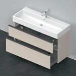 Duravit Waschtischunterbau D-NEO 1 Ausz. 1 Schubk. 625x1184x442mm taupe