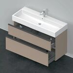 Duravit Waschtischunterbau D-NEO 1 Ausz. 1 Schubk. 625x1184x442mm leinen