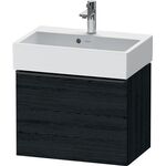 Duravit Waschtischunterbau D-NEO Compact 440x584x372mm, 1 Auszug eiche schwarz