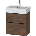 Duravit Waschtischunterbau D-NEO Compact 625x584x372mm 1 Ausz. 1 Schubk. NB dkl