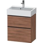 Duravit Waschtischunterbau D-NEO Compact 625x584x372mm 1 Ausz. 1 Schubk. NB natu