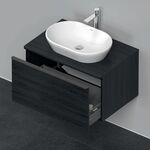 Duravit Waschtischunterbau D-NEO 1 Auszug 459x800x550mm eiche schwarz