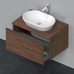 Duravit Waschtischunterbau D-NEO 1 Auszug 459x800x550mm nussbaum dunkel