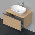Duravit Waschtischunterbau D-NEO 1 Auszug 459x800x550mm eiche natur