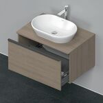 Duravit Waschtischunterbau D-NEO 1 Auszug 459x800x550mm eiche terra