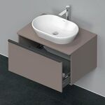 Duravit Waschtischunterbau D-NEO 1 Auszug 459x800x550mm basalt matt