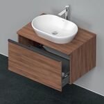 Duravit Waschtischunterbau D-NEO 1 Auszug 459x800x550mm nussbaum natur