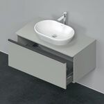 Duravit Waschtischunterbau D-NEO 1 Auszug 459x1000x550mm betongrau matt