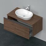 Duravit Waschtischunterbau D-NEO 1 Auszug 459x1000x550mm nussbaum dunkel