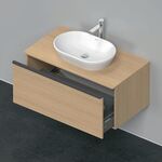 Duravit Waschtischunterbau D-NEO 1 Auszug 459x1000x550mm eiche natur