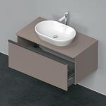 Duravit Waschtischunterbau D-NEO 1 Auszug 459x1000x550mm basalt matt