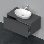 Duravit Waschtischunterbau D-NEO 1 Auszug 459x1000x550mm graphit matt