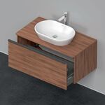 Duravit Waschtischunterbau D-NEO 1 Auszug 459x1000x550mm nussbaum natur