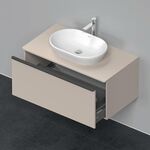 Duravit Waschtischunterbau D-NEO 1 Auszug 459x1000x550mm taupe