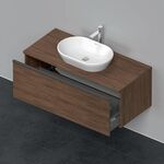 Duravit Waschtischunterbau D-NEO 1 Auszug 459x1200x550mm nussbaum dunkel