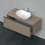 Duravit Waschtischunterbau D-NEO 1 Auszug 459x1200x550mm eiche terra